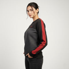 Red panel Sweatshirt